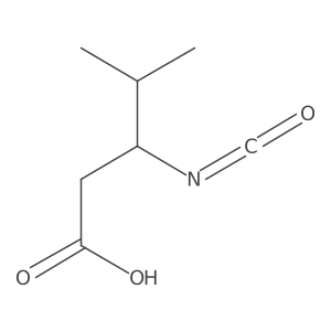 3-Isocyanato-4-methylpentanoic acid结构式