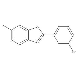 2-(3-Bromophenyl)-6-methylbenzo[b]thiophene结构式