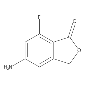 5-Amino-7-fluoroisobenzofuran-1(3H)-one Structure