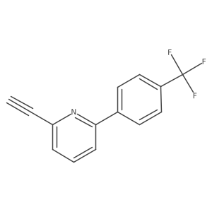 2-Ethynyl-6-(4-(trifluoromethyl)phenyl)pyridine Structure