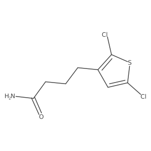 4-(2,5-Dichlorothiophen-3-yl)butanamide Structure