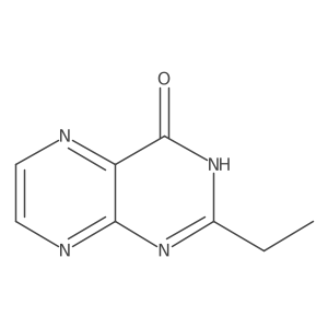 2-Ethylpteridin-4(3H)-one Structure