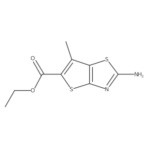 Ethyl 2-amino-6-methylthieno[2,3-d][1,3]thiazole-5-carboxylate Structure
