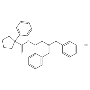 2-(Dibenzylamino)ethyl 1-phenylcyclopentane-1-carboxylate hydrochloride Structure