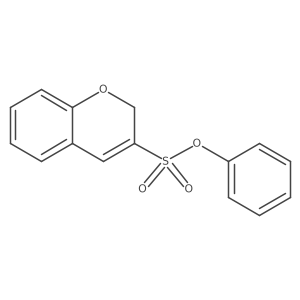 Phenyl 2H-1-benzopyran-3-sulfonate结构式