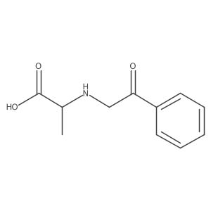 (2-Oxo-2-phenylethyl)alanine结构式