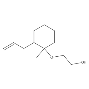 rel-2-[[(1R,2R)-1-Methyl-2-(2-propen-1-yl)cyclohexyl]oxy]ethanol Structure