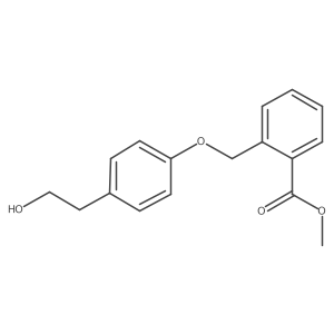 Methyl 2-{[4-(2-hydroxyethyl)phenoxy]methyl}benzoate结构式