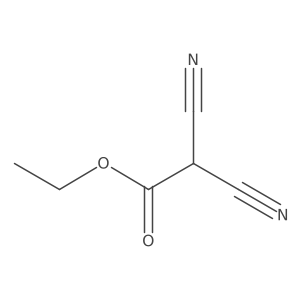 Ethyl dicyanoacetate Structure