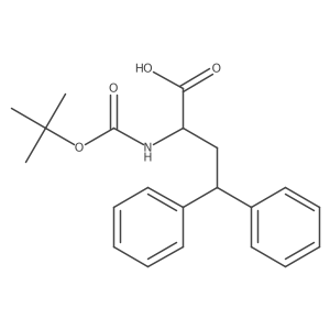 Benzenebutanoic acid, I+/--[[(1,1-dimethylethoxy)carbonyl]amino]-I(3)-phenyl-, (R)- Structure