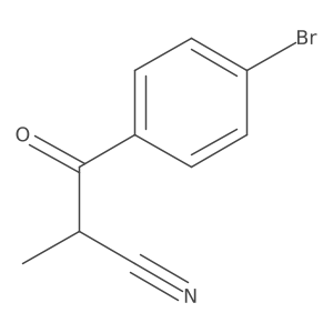 3-(4-Bromophenyl)-2-methyl-3-oxopropanenitrile结构式