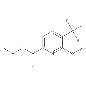 Ethyl 6-methoxy-5-(trifluoromethyl)pyridine-2-carboxylate Structure