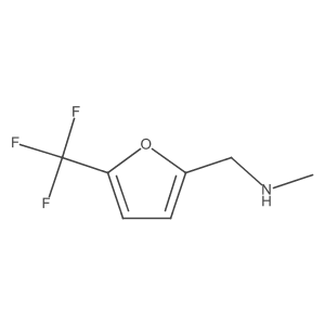 Methyl({[5-(trifluoromethyl)furan-2-yl]methyl})amine结构式