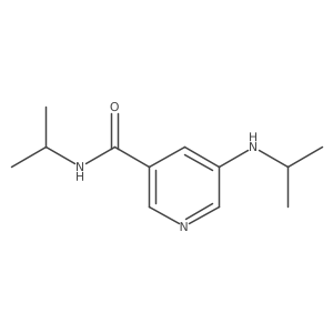 N-isopropyl-5-(isopropylamino)nicotinamide Structure