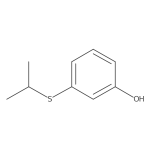 3-(Propan-2-ylsulfanyl)phenol Structure