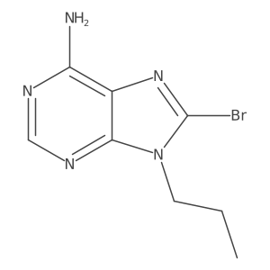 8-Bromo-9-propyl-9H-adenine Structure