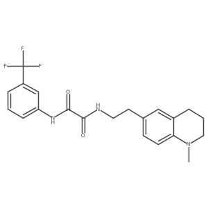 N1-(2-(1-methyl-1,2,3,4-tetrahydroquinolin-6-yl)ethyl)-N2-(3-(trifluoromethyl)phenyl)oxalamide Structure