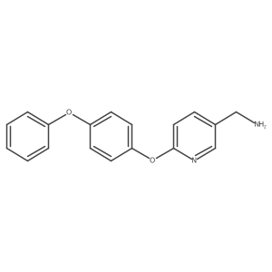 [6-(4-Phenoxyphenoxy)pyridin-3-yl]methanamine结构式