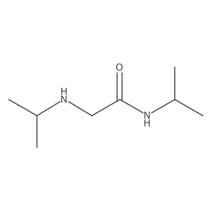 N-(1-Methylethyl)-2-[(1-methylethyl)amino]acetamide结构式