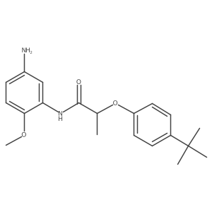 N-(5-Amino-2-methoxyphenyl)-2-[4-(tert-butyl)-phenoxy]propanamide Structure