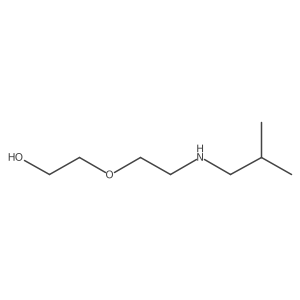 2-{2-[(2-Methylpropyl)amino]ethoxy}ethan-1-ol Structure
