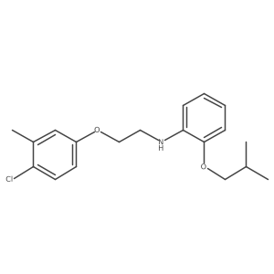 N-[2-(4-Chloro-3-methylphenoxy)ethyl]-2-isobutoxyaniline Structure