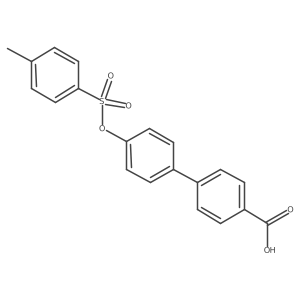 4'-[(4-Methylbenzenesulfonyl)oxy]-[1,1'-biphenyl]-4-carboxylic acid Structure