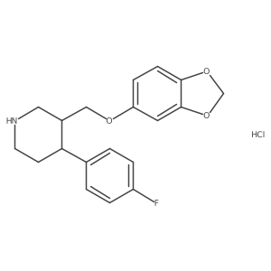 rac cis-Paroxetine Hydrochloride结构式