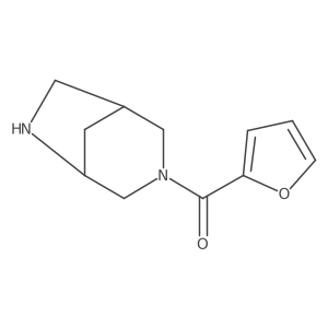 3,6-Diazabicyclo[3.2.1]octan-3-yl(furan-2-yl)methanone Structure