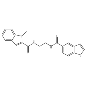 N-{2-[(1H-indol-5-ylcarbonyl)amino]ethyl}-1-methyl-1H-indole-2-carboxamide Structure