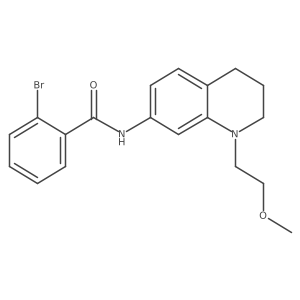 2-bromo-N-(1-(2-methoxyethyl)-1,2,3,4-tetrahydroquinolin-7-yl)benzamide Structure