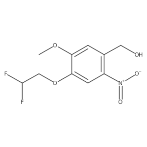 [4-(2,2-Difluoroethoxy)-5-methoxy-2-nitrophenyl]methanol结构式