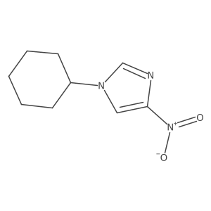 1-cyclohexyl-4-nitro-1H-Imidazole Structure