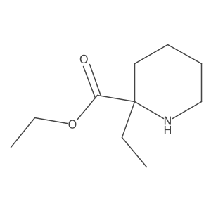 Ethyl 2-ethylpiperidine-2-carboxylate Structure