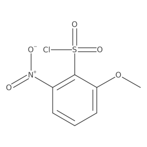 2-Methoxy-6-nitro-benzenesulfonyl chloride Structure
