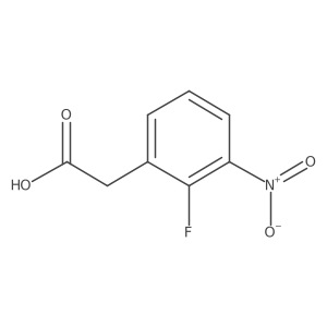 2-(2-Fluoro-3-nitrophenyl)acetic acid Structure