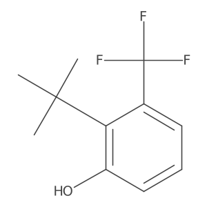 2-Tert-butyl-3-(trifluoromethyl)phenol结构式