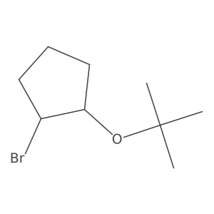 1-Bromo-2-(tert-butoxy)cyclopentane Structure