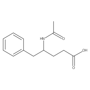 4-Acetamido-5-phenylpentanoic acid结构式