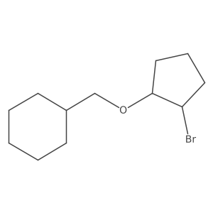 ([(2-Bromocyclopentyl)oxy]methyl)cyclohexane Structure
