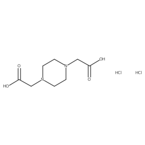 [4-(Carboxymethyl)piperazin-1-yl]acetic acid dihydrochloride Structure