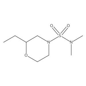 2-ethyl-N,N-dimethylmorpholine-4-sulfonamide结构式