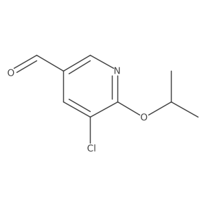 5-Chloro-6-isopropoxynicotinaldehyde Structure