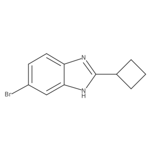 6-Bromo-2-cyclobutyl-1H-benzo[d]imidazole Structure