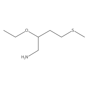 2-Ethoxy-4-(methylsulfanyl)butan-1-amine结构式