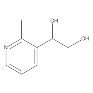1-(2-Methylpyridin-3-yl)ethane-1,2-diol Structure
