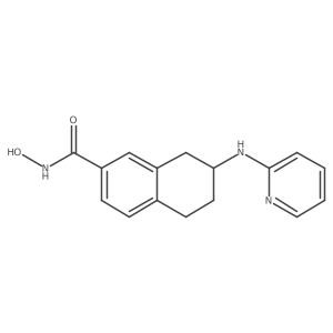 N-hydroxy-7-(pyridin-2-ylamino)-5,6,7,8-tetrahydronaphthalene-2-carboxamide Structure