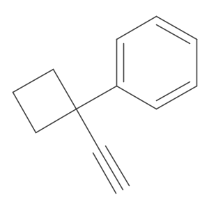 (1-Ethynyl-cyclobutyl)-benzene Structure