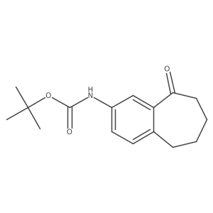 tert-butyl N-{9-oxo-6,7,8,9-tetrahydro-5H-benzo[7]annulen-2-yl}carbamate Structure