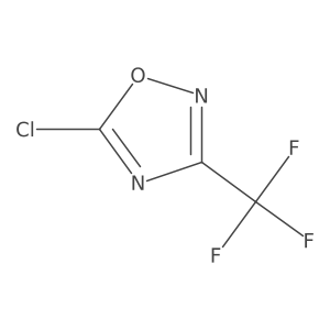 5-Chloro-3-(trifluoromethyl)-1,2,4-oxadiazole结构式